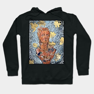 Copper Bust and gold leaf Hoodie